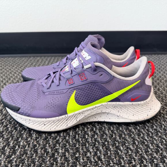 Nike Womens Pegasus Trail 3 Canyon Purple Volt Shoes Runners DA8698-500 Size 10 - Picture 5 of 10